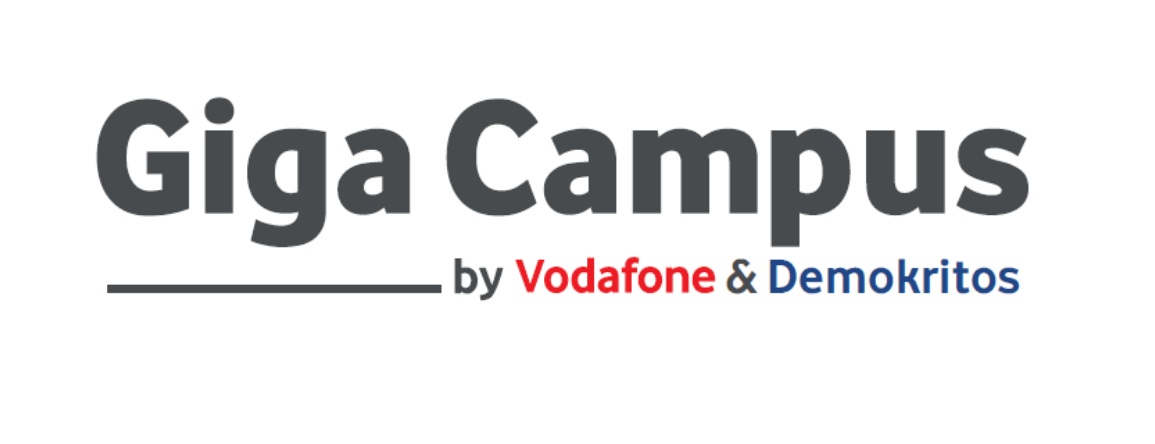 Giga Campus by Vodafone & Demokritos Logo